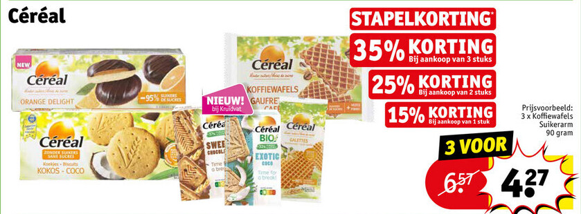 Koffiewafels Suikerarm 90 gram