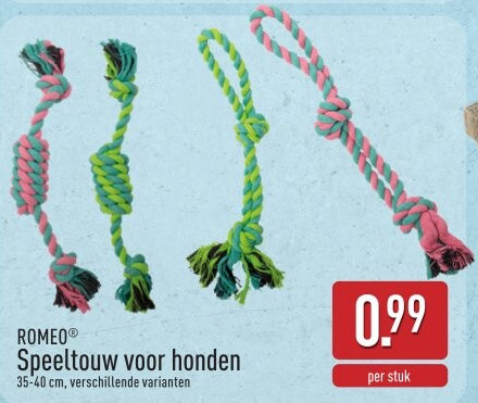 Speeltouw voor honden