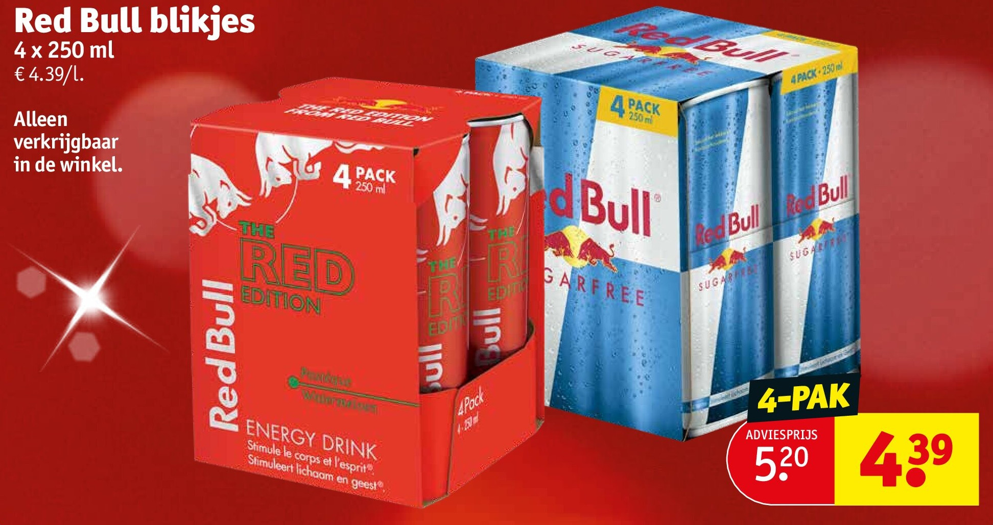 Red Bull blikjes