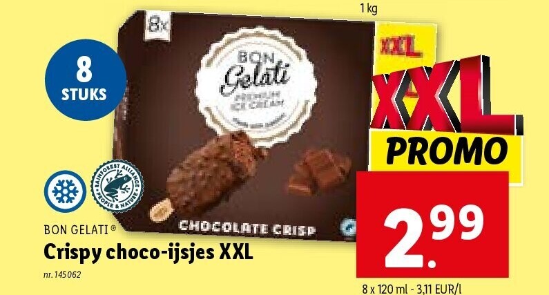 Crispy choco-ijsjes XXL