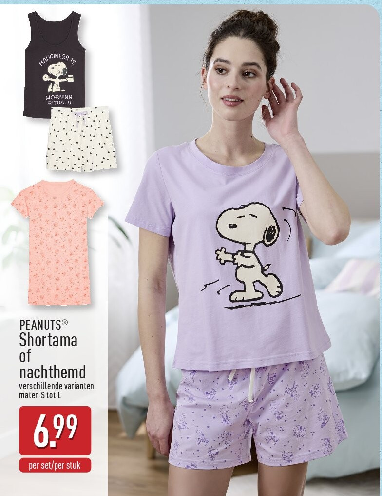 Shortama of nachthemd