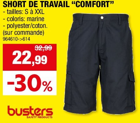 SHORT DE TRAVAIL “COMFORT”