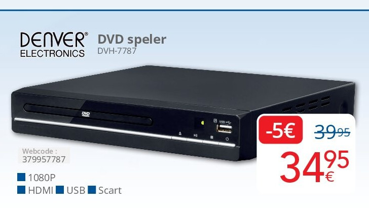 Denver DVD speler DVH-7787