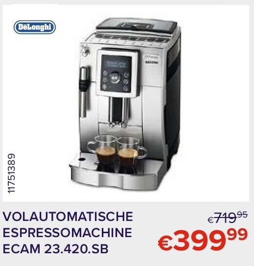 VOLAUTOMATISCHE ESPRESSOMACHINE ECAM 23.420.SB