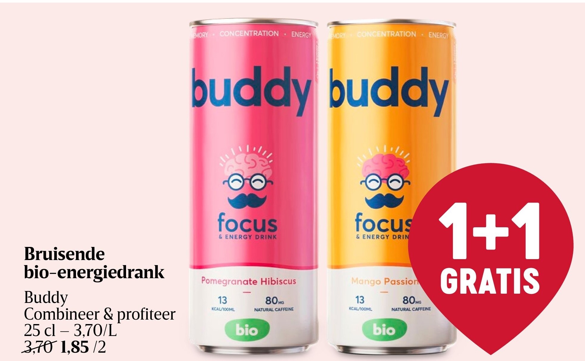 Bruisende bio-energiedrank