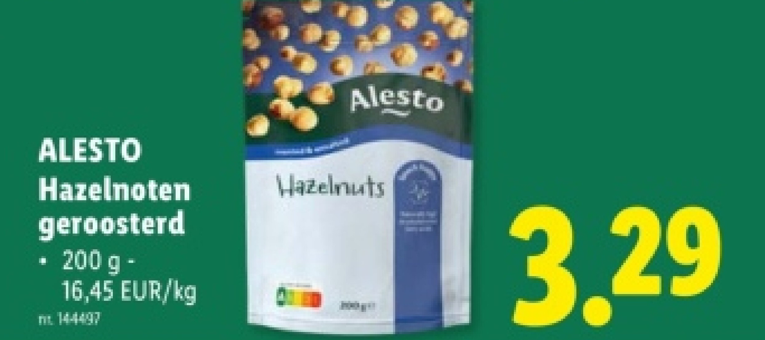 Hazelnoten geroosterd