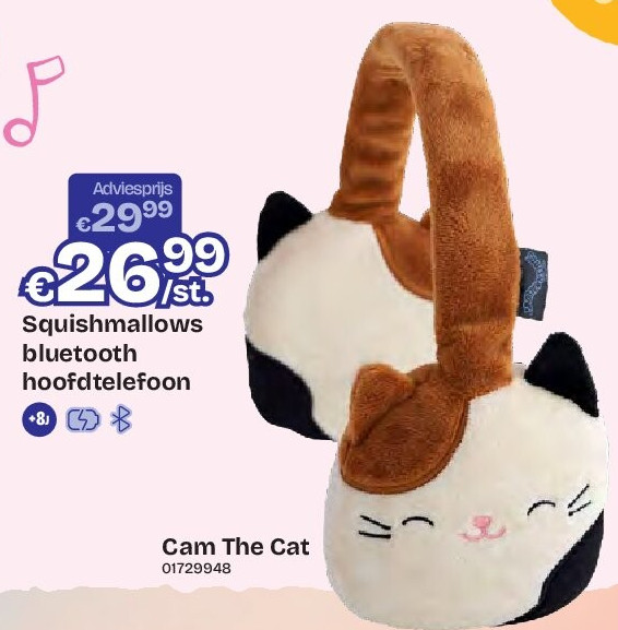 Squishmallows bluetooth hoofdtelefoon