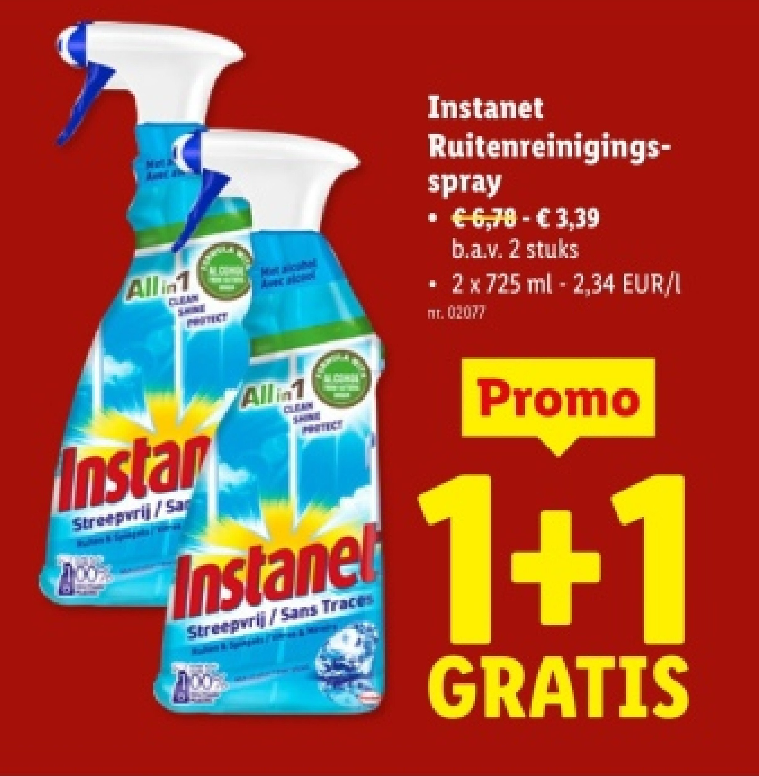 Ruitenreinigingsspray