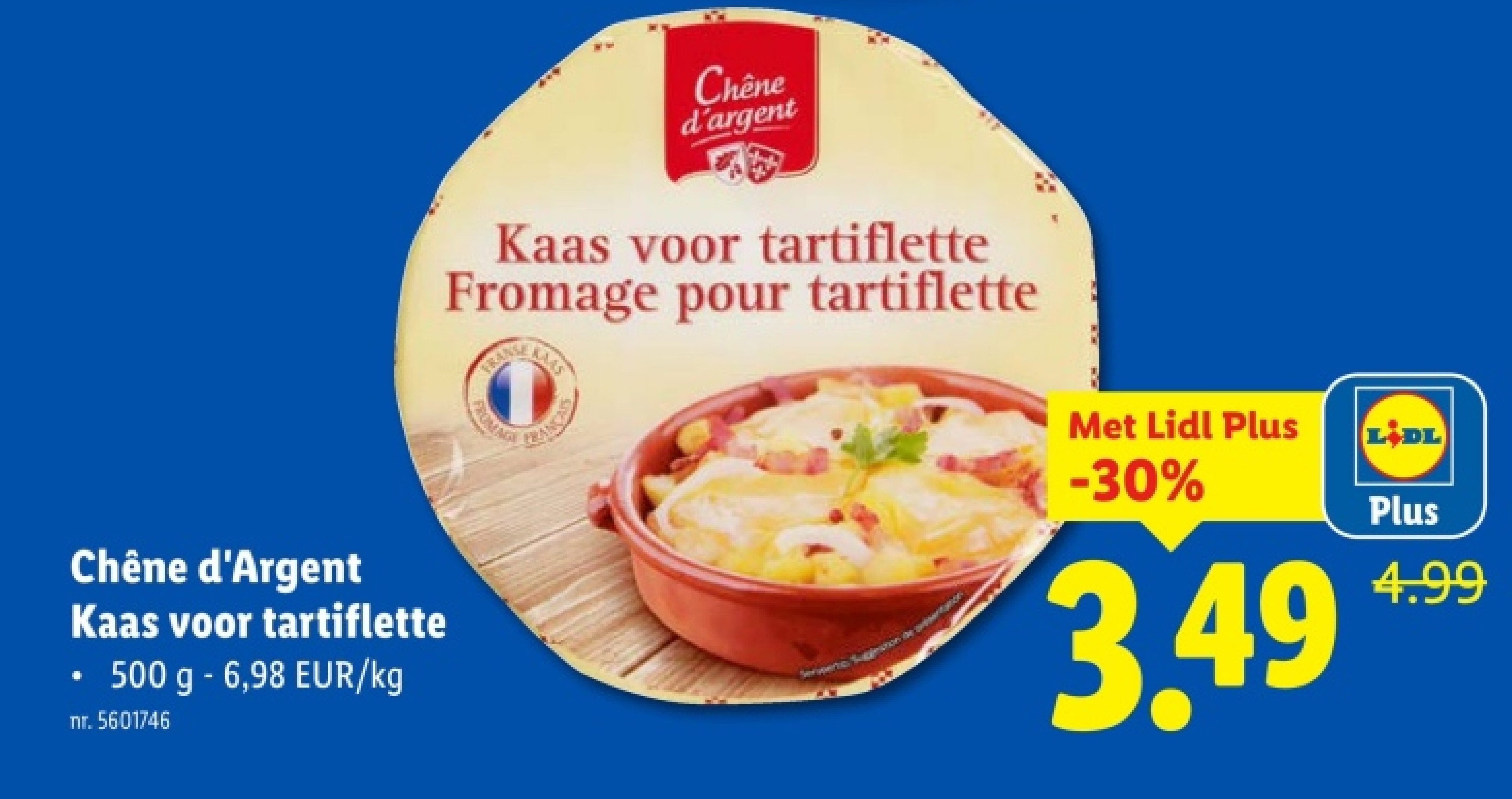 Chêne d'Argent Kaas voor tartiflette