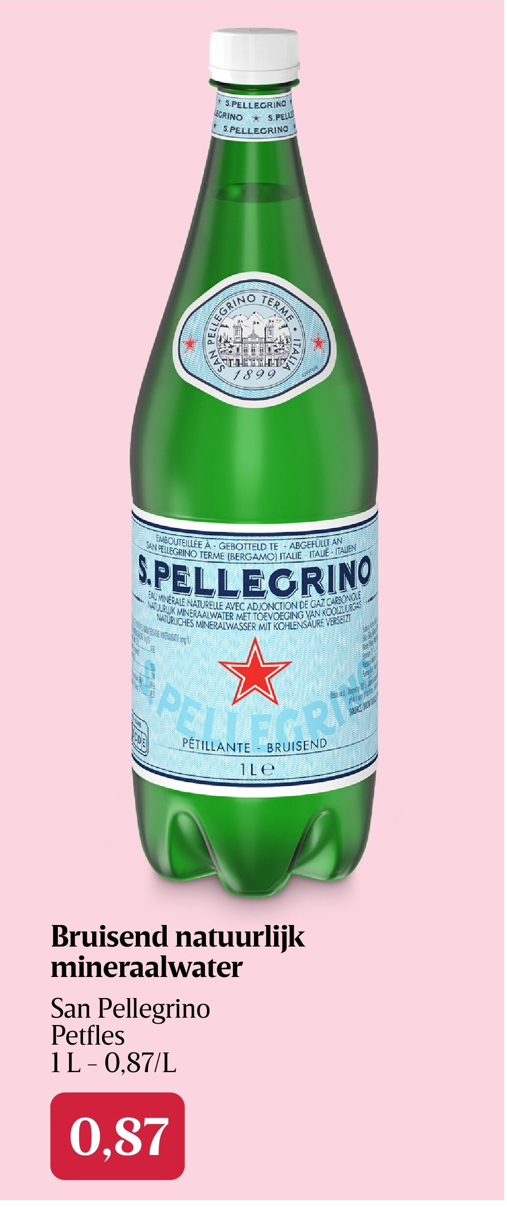 Bruisend natuurlijk mineraalwater