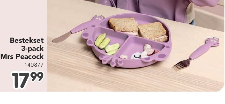 Bestekset 3-pack Mrs Peacock 140877