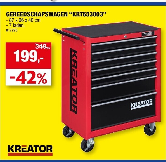 GEREEDSCHAPSWAGEN “KRT653003”