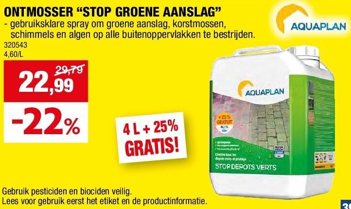 ONTMOSSER “STOP GROENE AANSLAG”