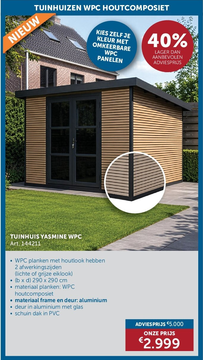 TUINHUIS YASMINE WPC