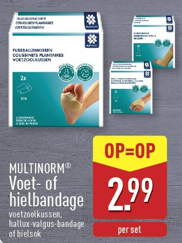 Voet- of hielbandage