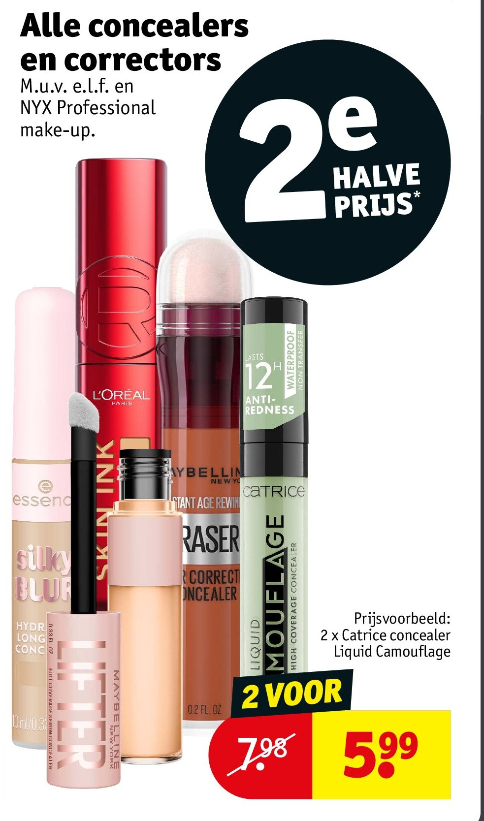 2 x Catrice concealer Liquid Camouflage