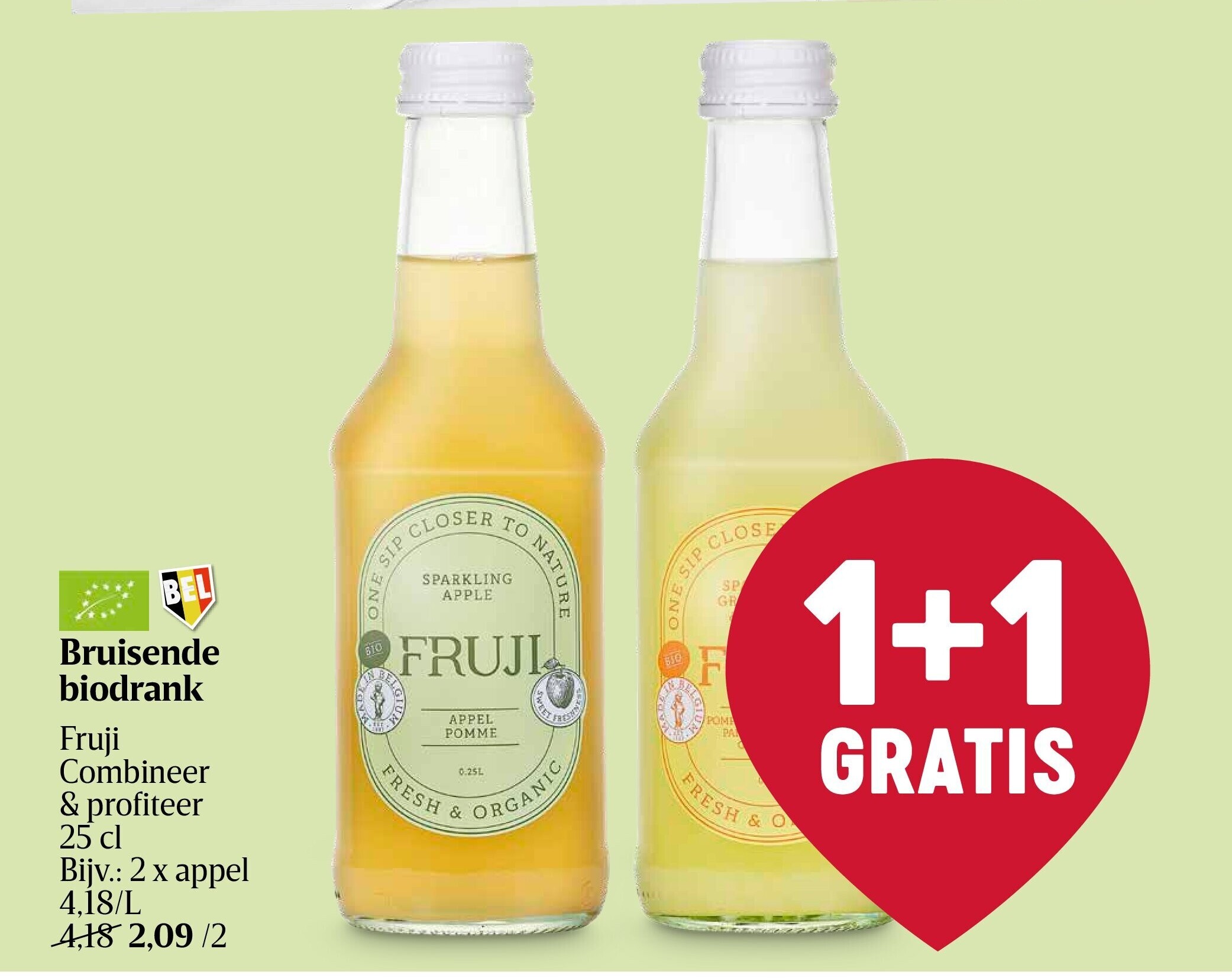 Bruisende biodrank