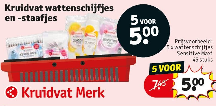 Kruidvat wattenschijfjes en -staafjes