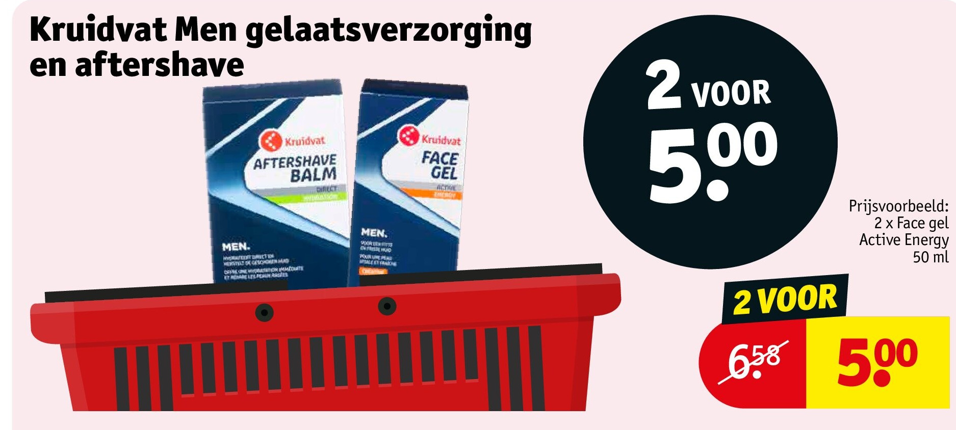 Kruidvat Men gelaatsverzorging en aftershave