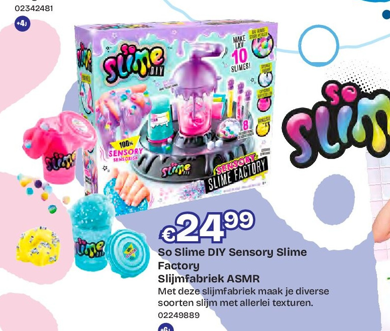 So Slime DIY Sensory Slime Factory Slijmfabriek ASMR
