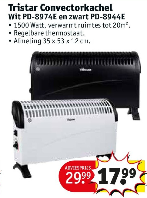 Tristar Convectorkachel