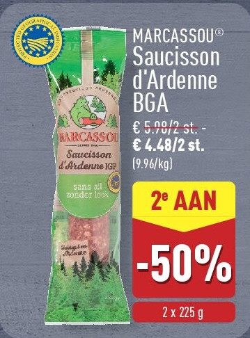 Saucisson d'Ardenne BGA