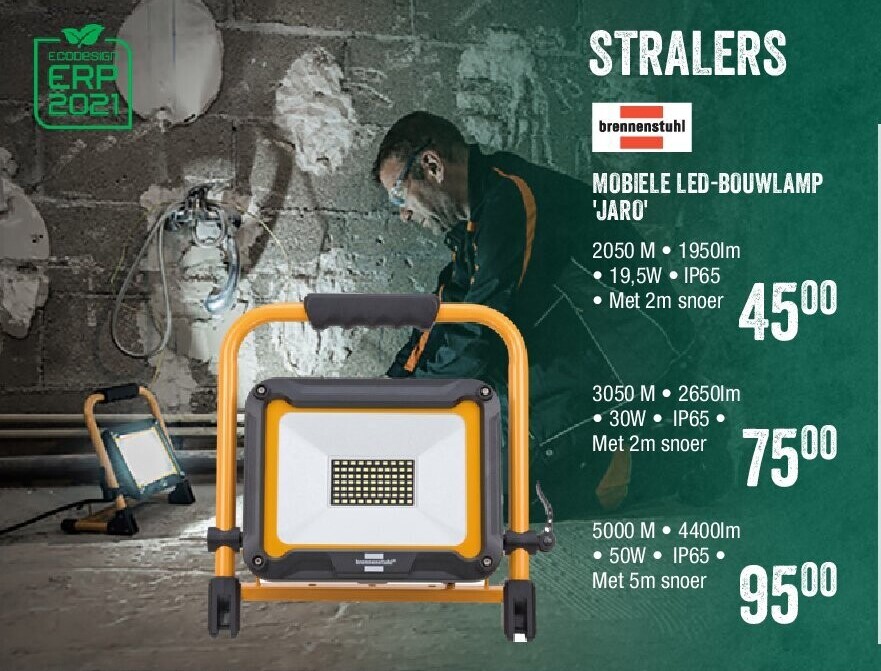 MOBIELE LED-BOUWLAMP 'JARO'