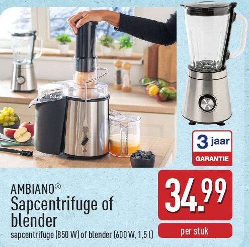 Sapcentrifuge of blender