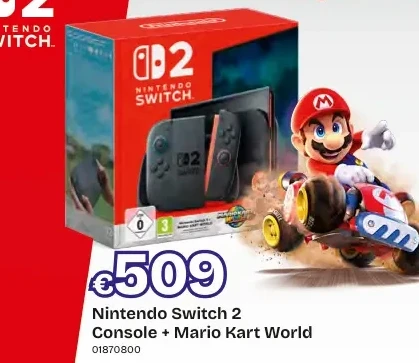 Nintendo Switch 2 Console + Mario Kart World
