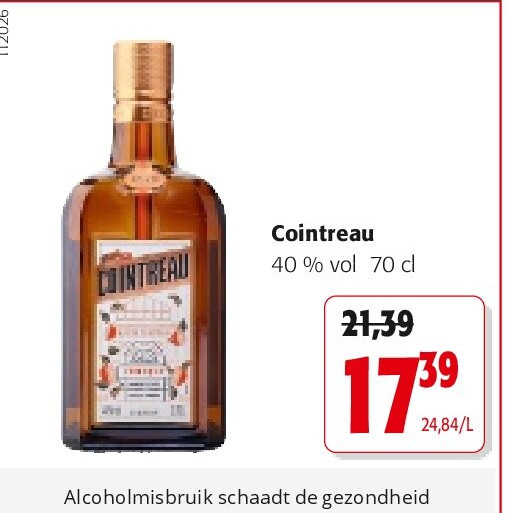 Cointreau 40 % vol 70 cl