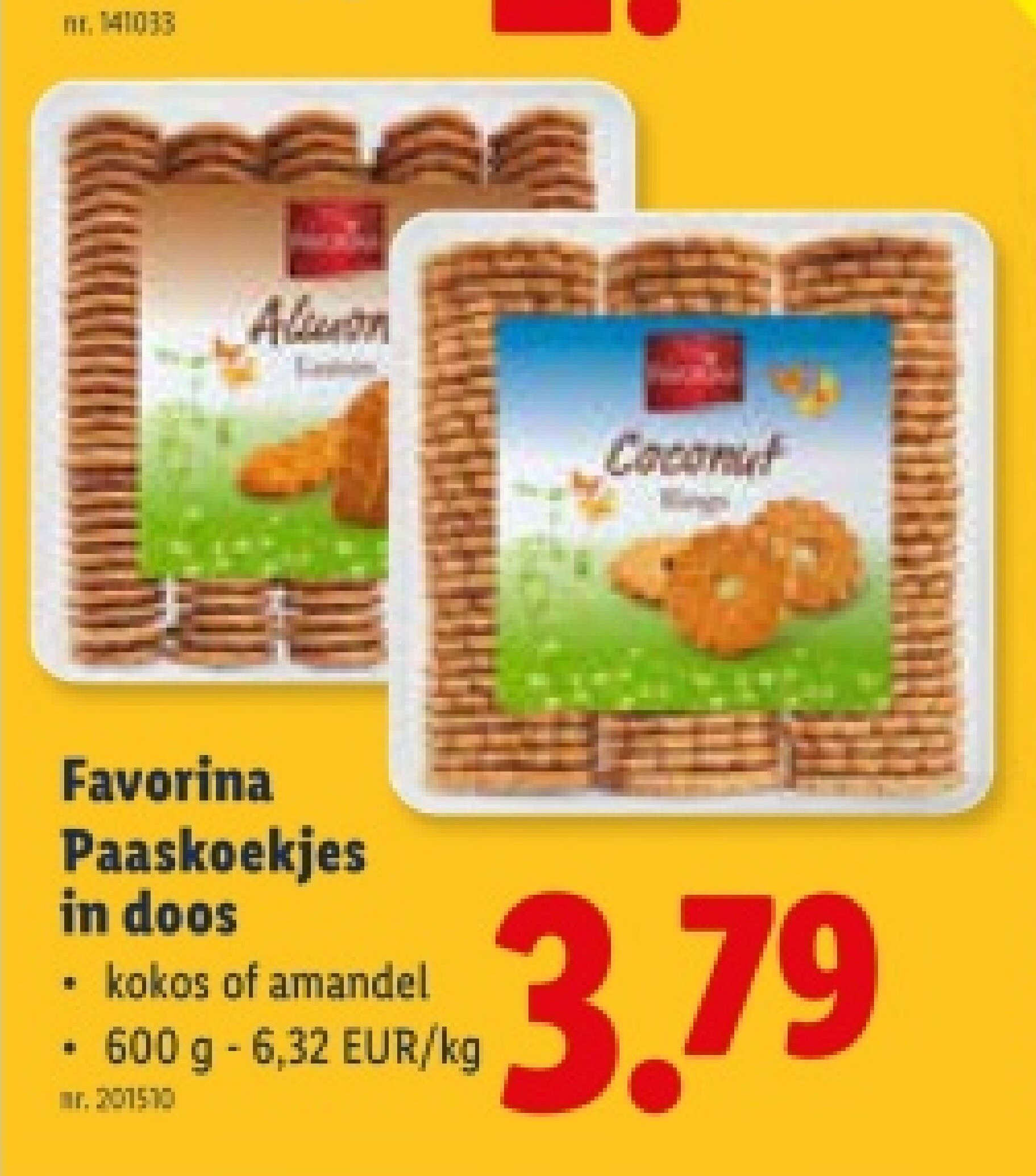 Paaskoekjes in doos