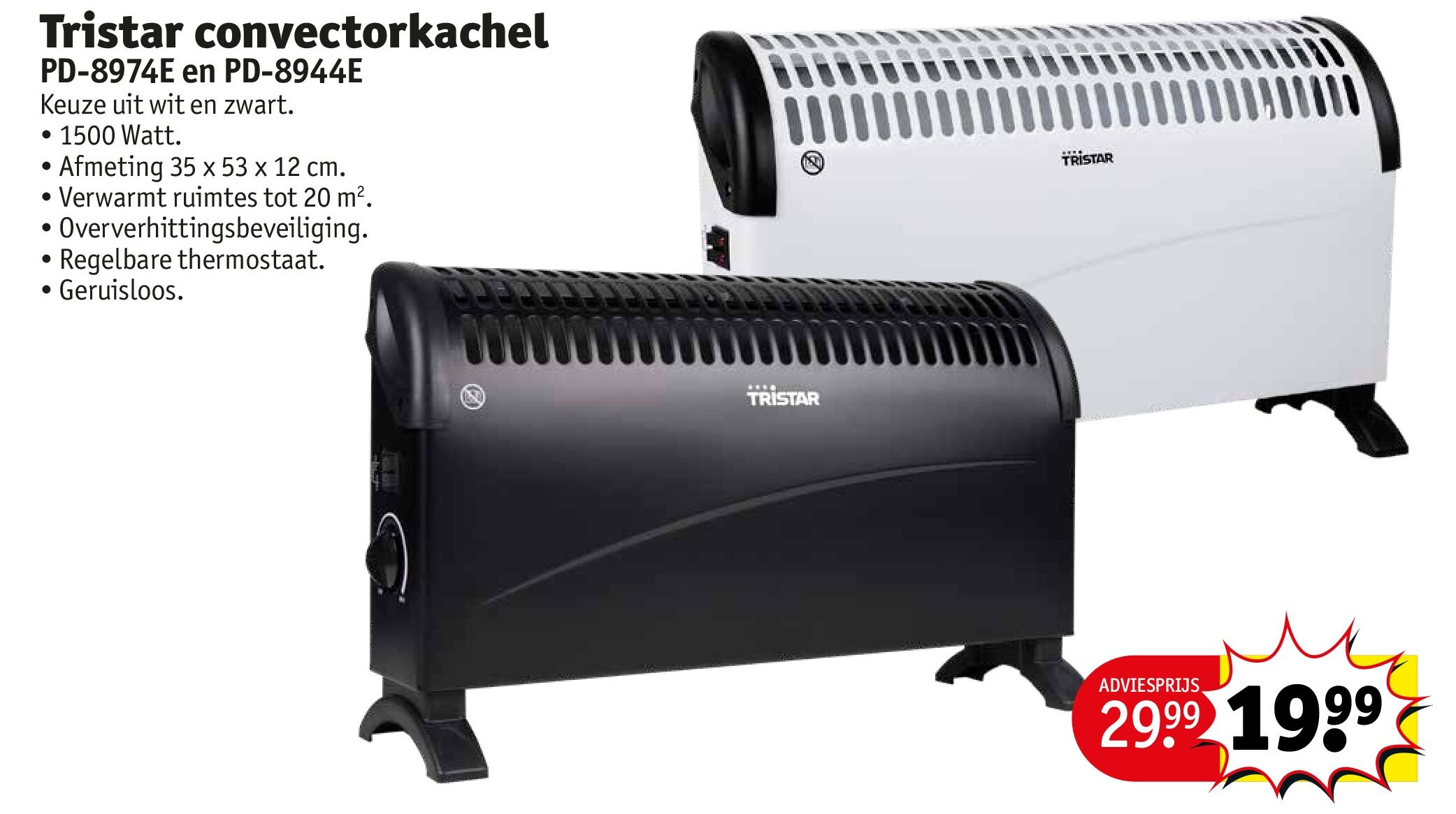 Tristar convectorkachel