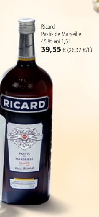 Ricard Pastis de Marseille
