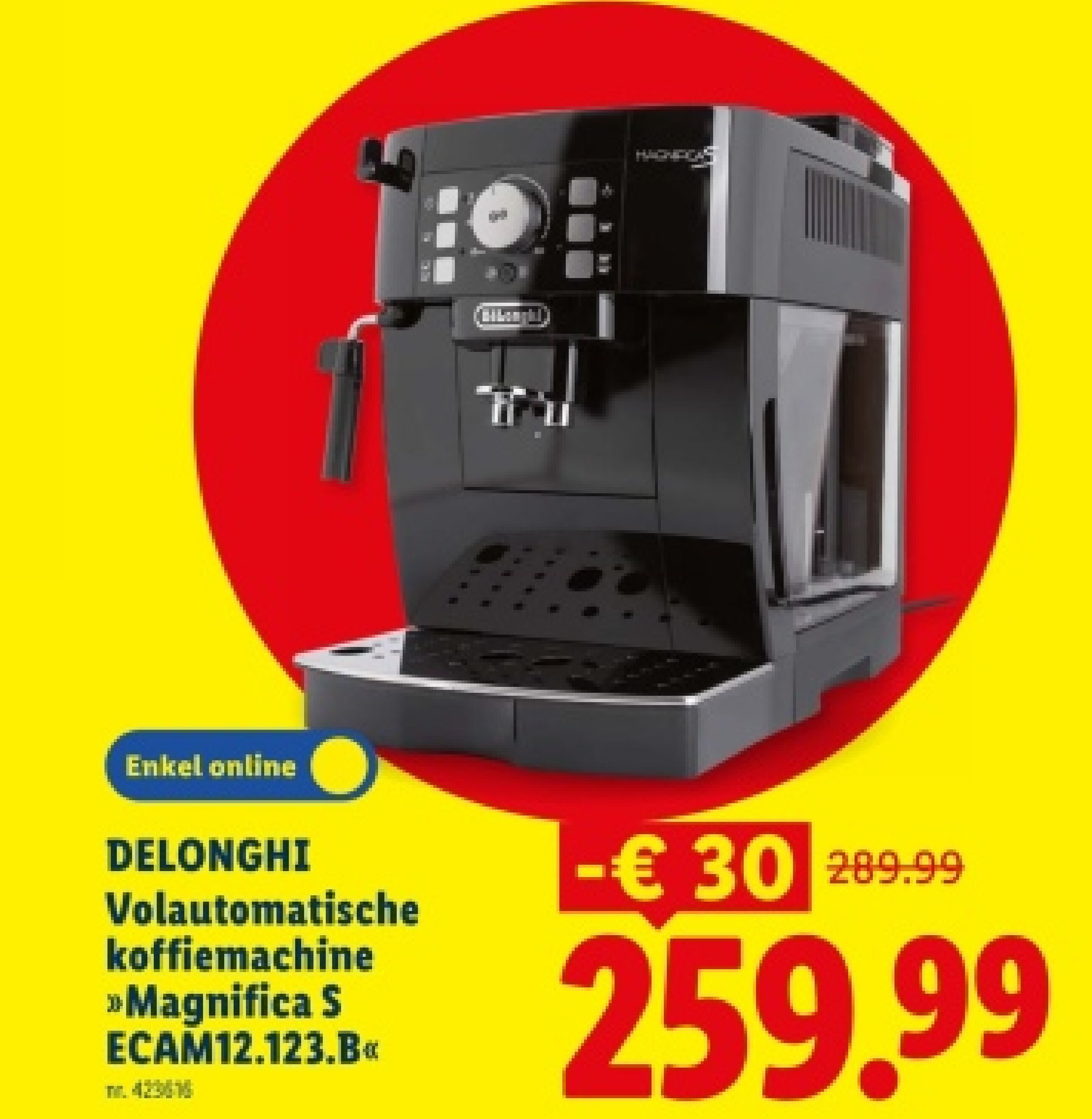 Volautomatische koffiemachine >Magnifica S ECAM12.123.B«