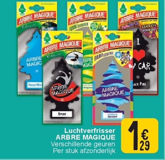 Luchtverfrisser ARBRE MAGIQUE