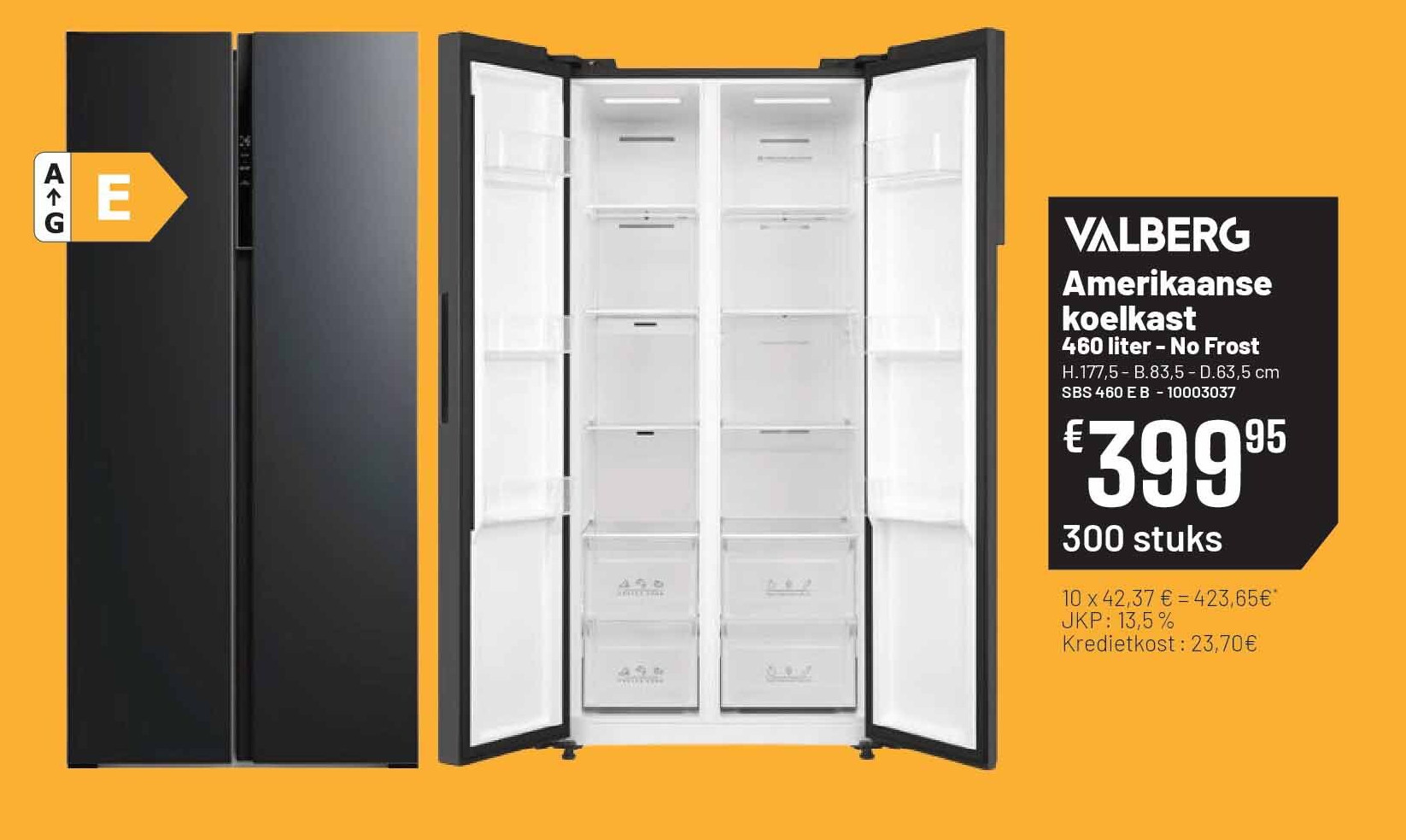 Amerikaanse koelkast 460 liter - No Frost