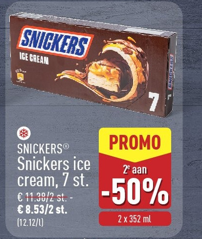 Snickers ice cream, 7st.