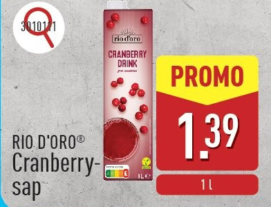 Cranberry­ sap