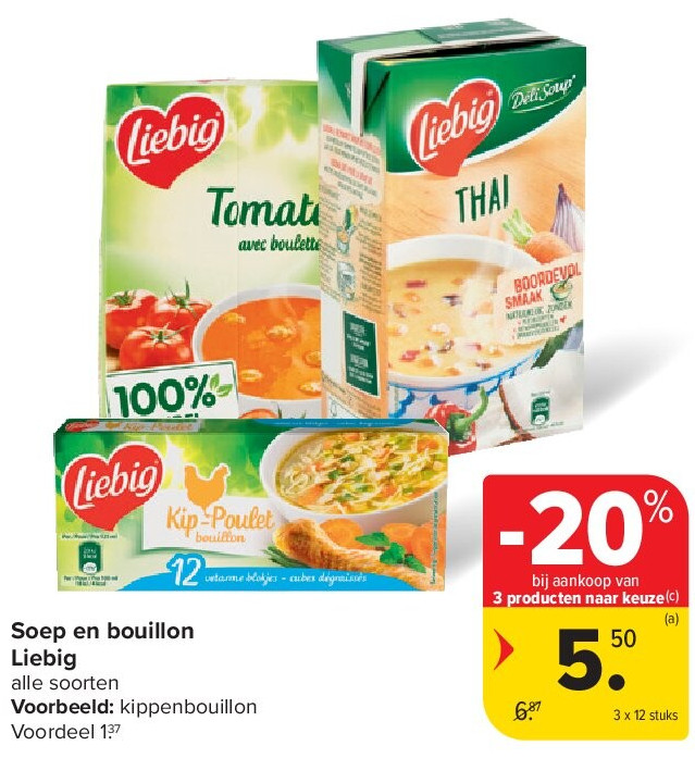 Soep en bouillon Liebig