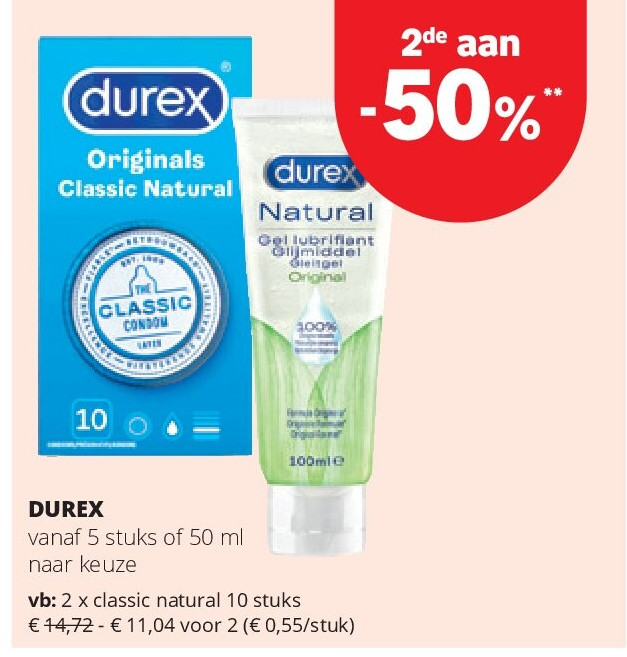 DUREX classic natural 10 stuks