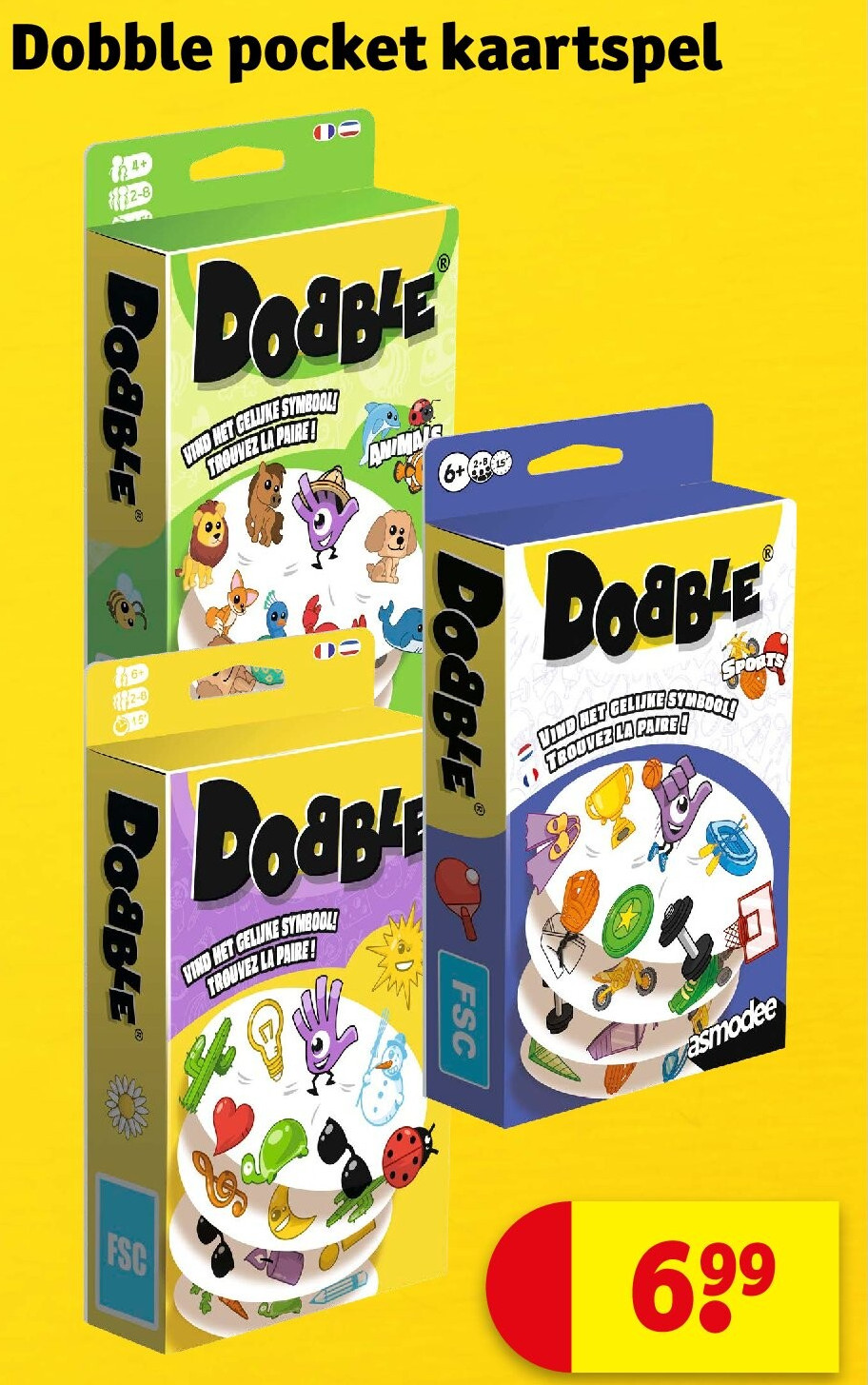 Dobble pocket kaartspel