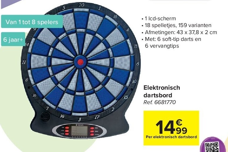 Elektronisch dartsbord