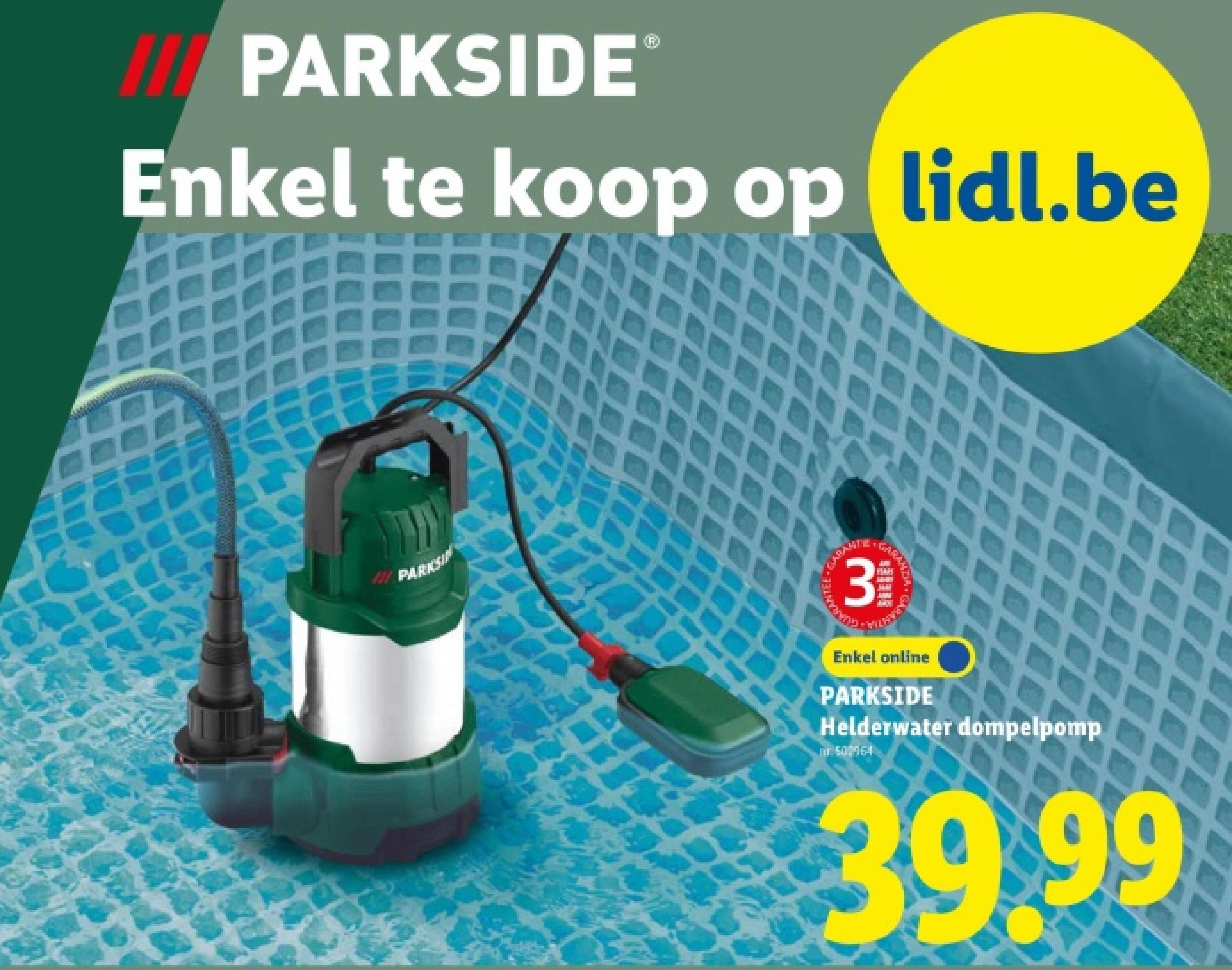 Helderwater dompelpomp