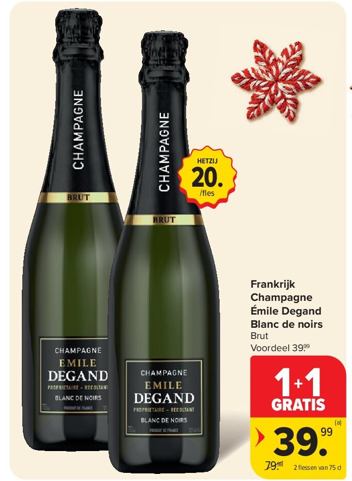 Frankrijk Champagne Émile Degand Blanc de noirs