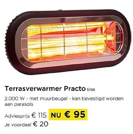 Terrasverwarmer Practo