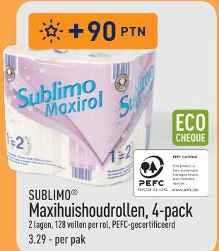Maxihuishoudrollen, 4-pack
