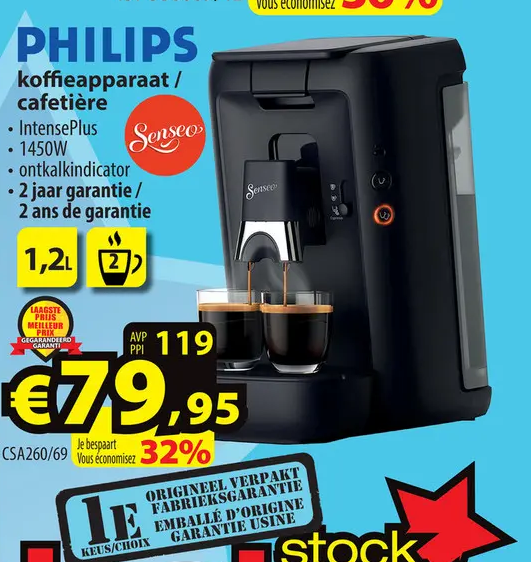 PHILIPS koffieapparaat / cafetière