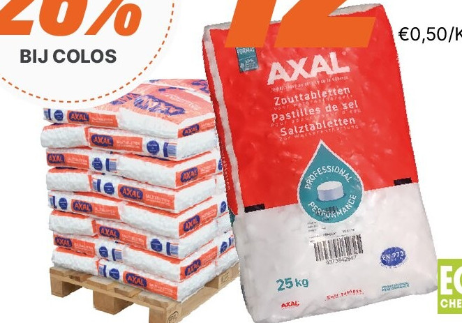 Zouttabletten "Axal" 25 kg