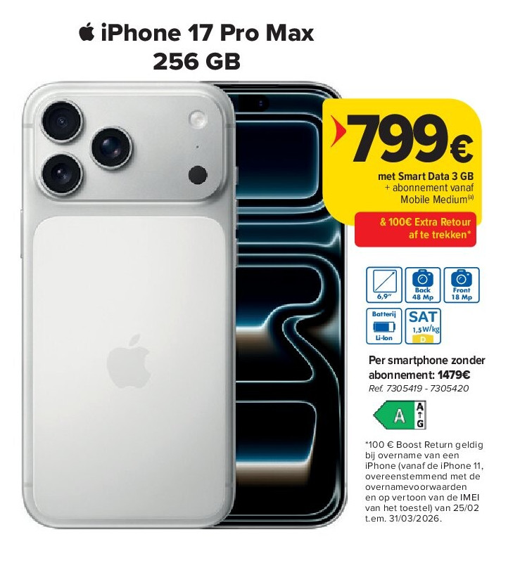 iPhone 17 Pro Max 256 GB