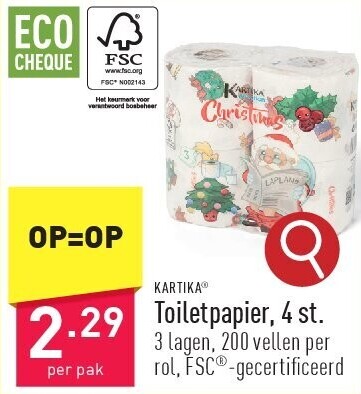 Toiletpapier, 4 st.